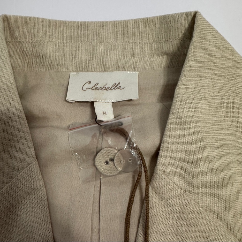 Cleobella Prescott Jacket/Blazer in Pale Champagne – Size Medium (NWT) - Picture 14 of 16
